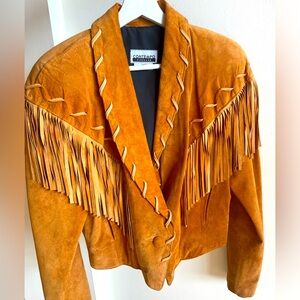 Contempo casuals vintage fringe jacket, great condition!
